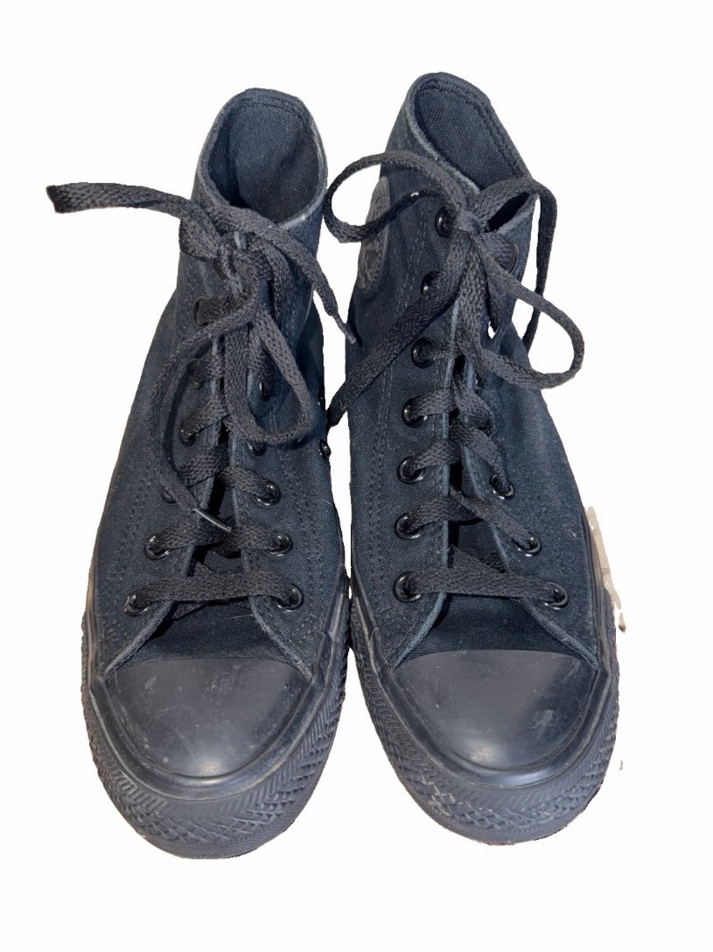 Size 6 (M) 8 (W) - Converse Chucks All Star Chuck Taylor Black High Top Unisex